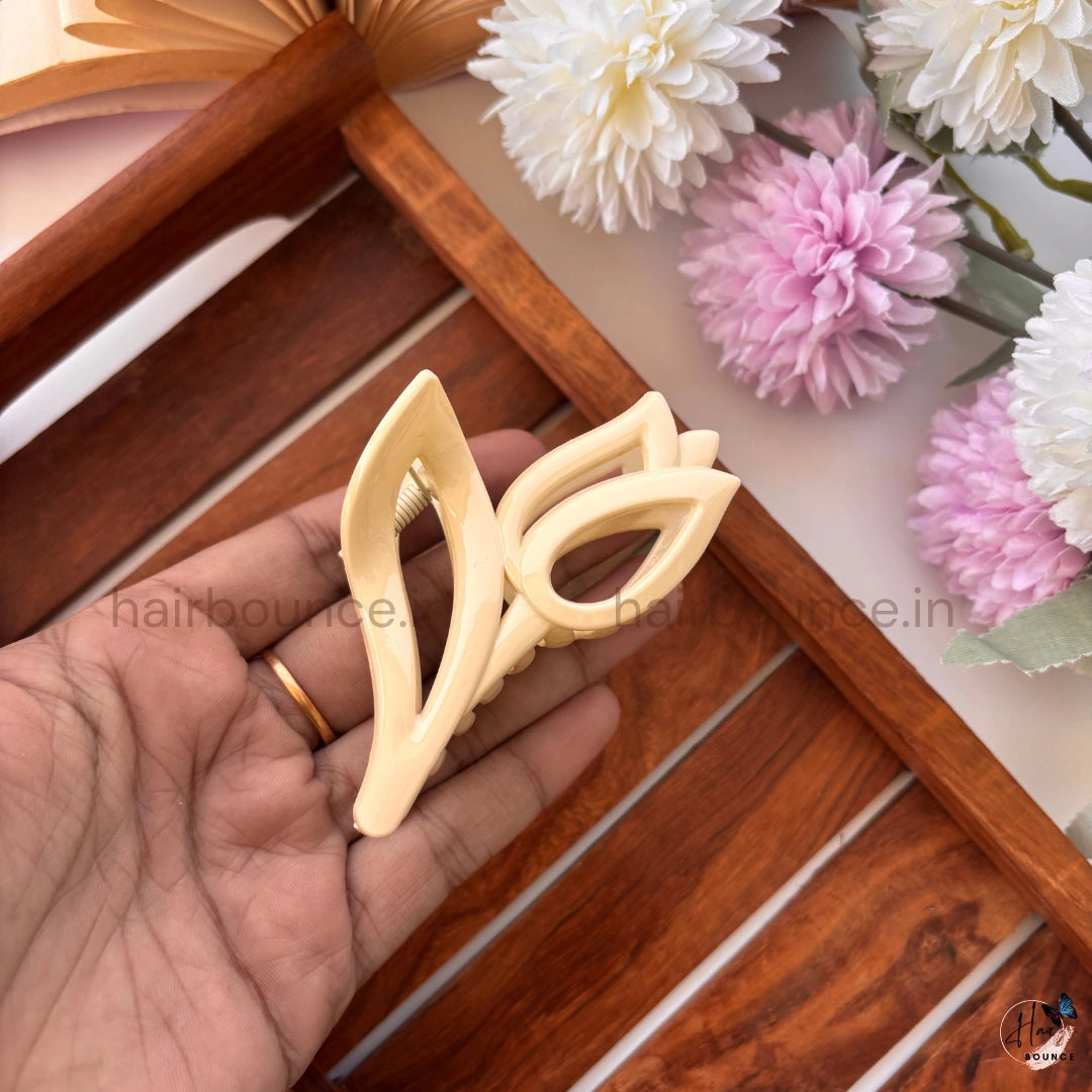 Elegant Tulip Hair Claw – Medium