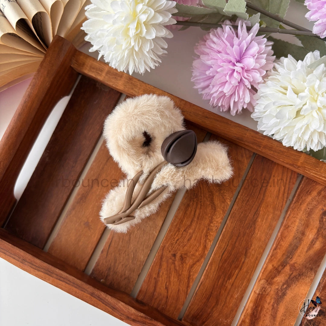 Fur Tulip Hair Claw – Large
