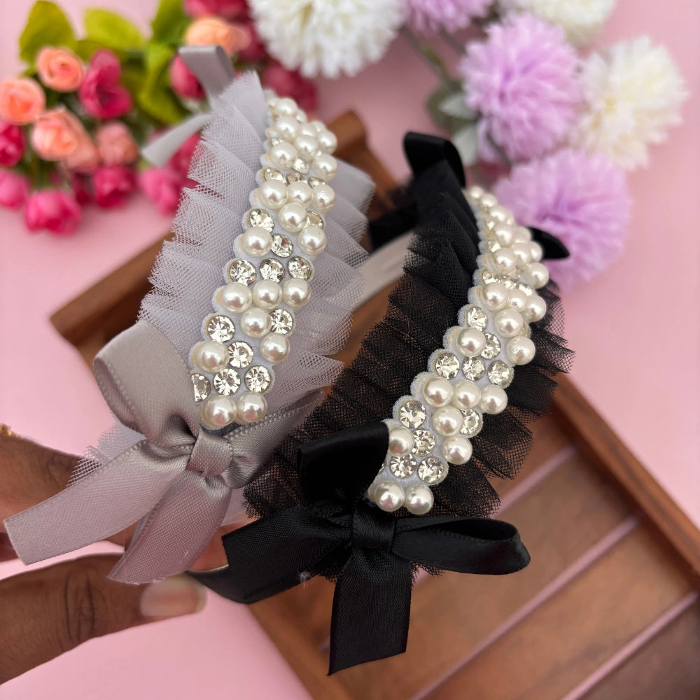 Pearl Whisper Net Headband