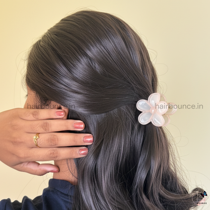 Dual Colour Daisy Hair Claw – Small