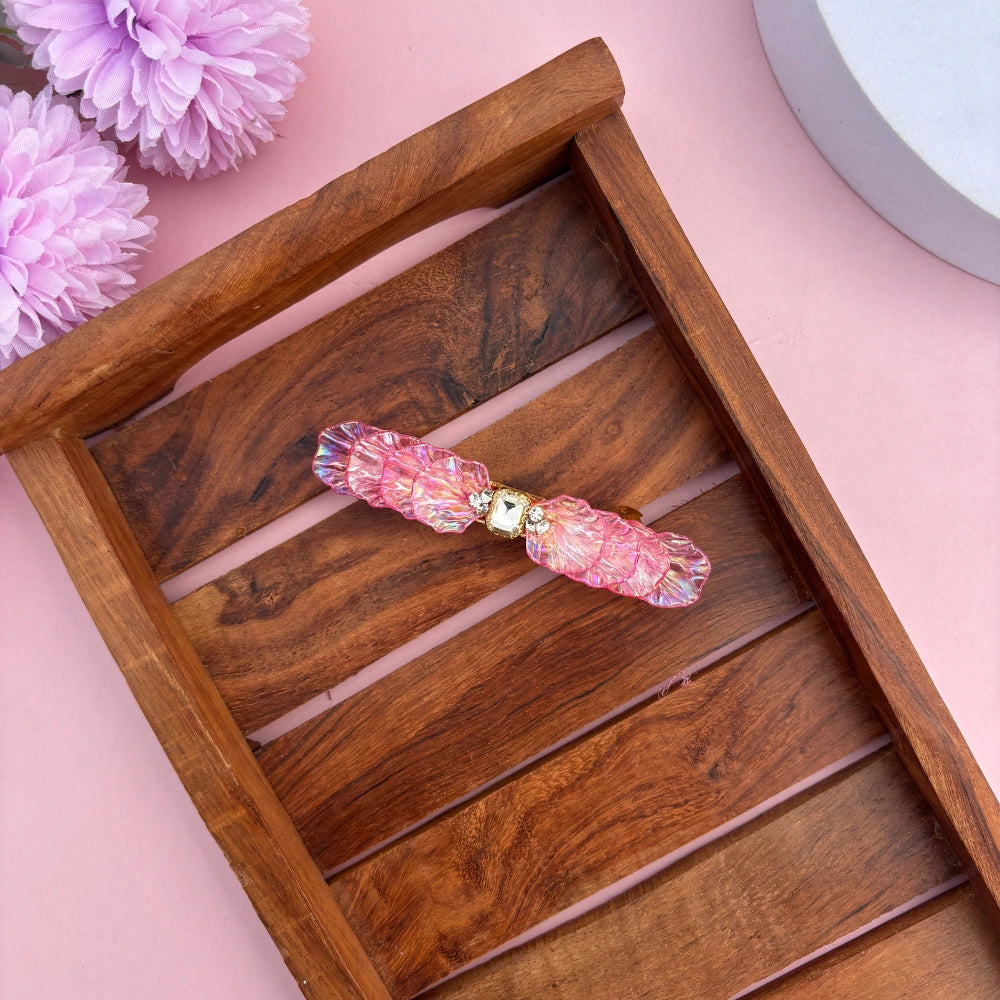 Rose Glimmer Center Clip