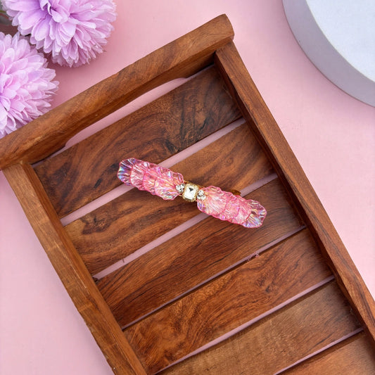 Rose Glimmer Center Clip