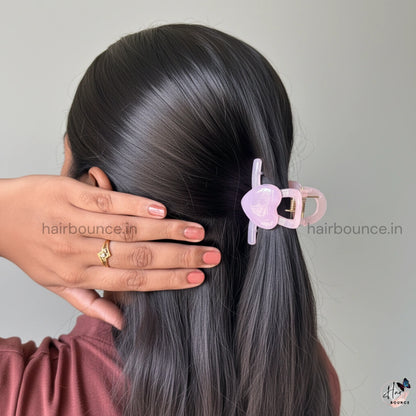 Heart Loop Hair Claw - Medium