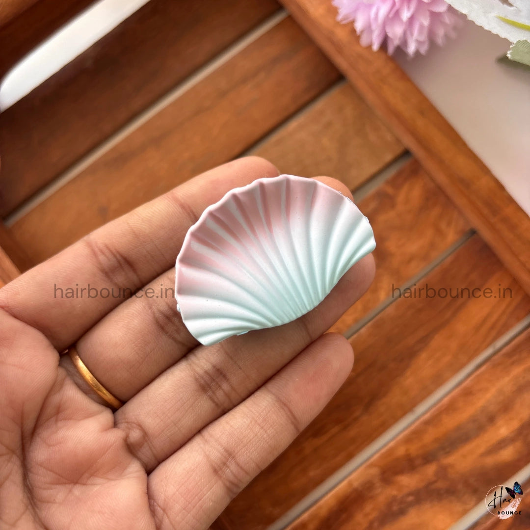 Dual Shade SeaShell Matte Hair Claw – Small