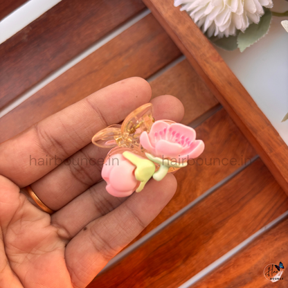 Ceramic Flower Hair Claw - Small