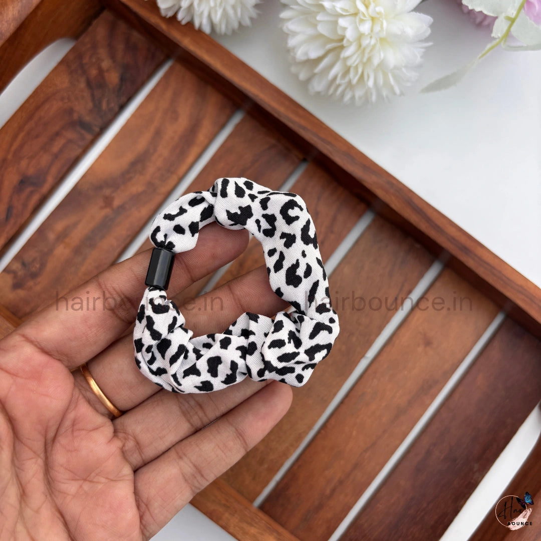 Wild Charm Animal Print Scrunchie Hair Tie