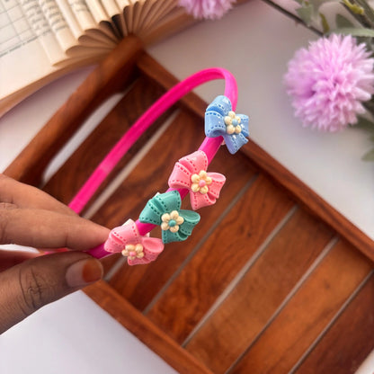 Bow Flower Headband