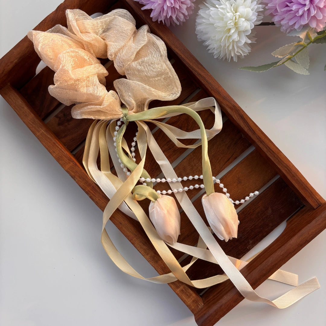 Tulip Whispers Scrunchie