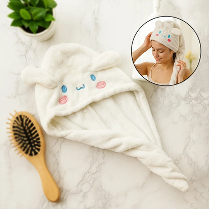 Cute Bunny Hair Drying Towel