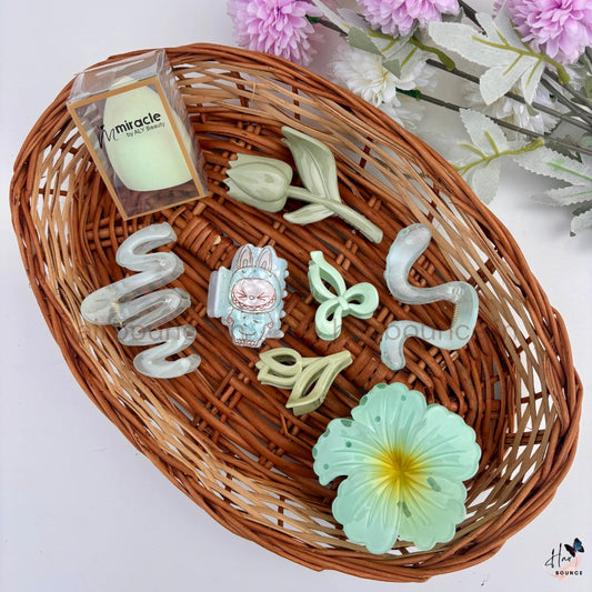 Pastel Meadow Hair Accessory Hamper