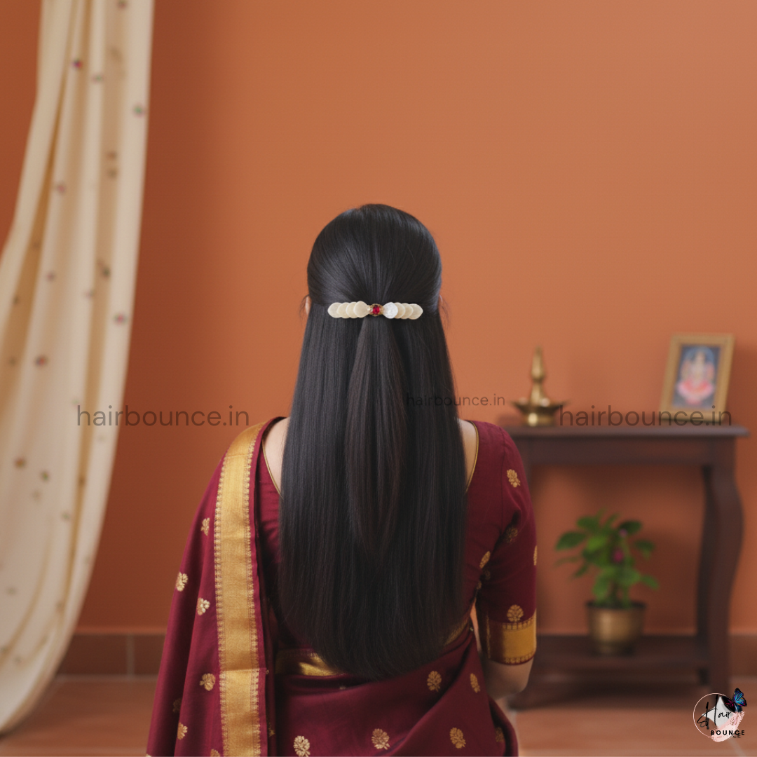 Pure White Center Clip