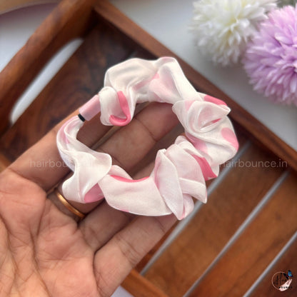 Pastel Swirl Sheer Scrunchie