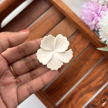 Dual Colour Hibiscus Hair Claw - Small