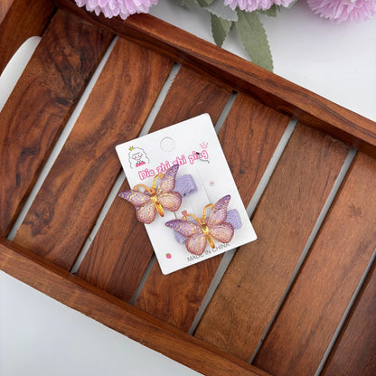 Glow Butterfly Clips