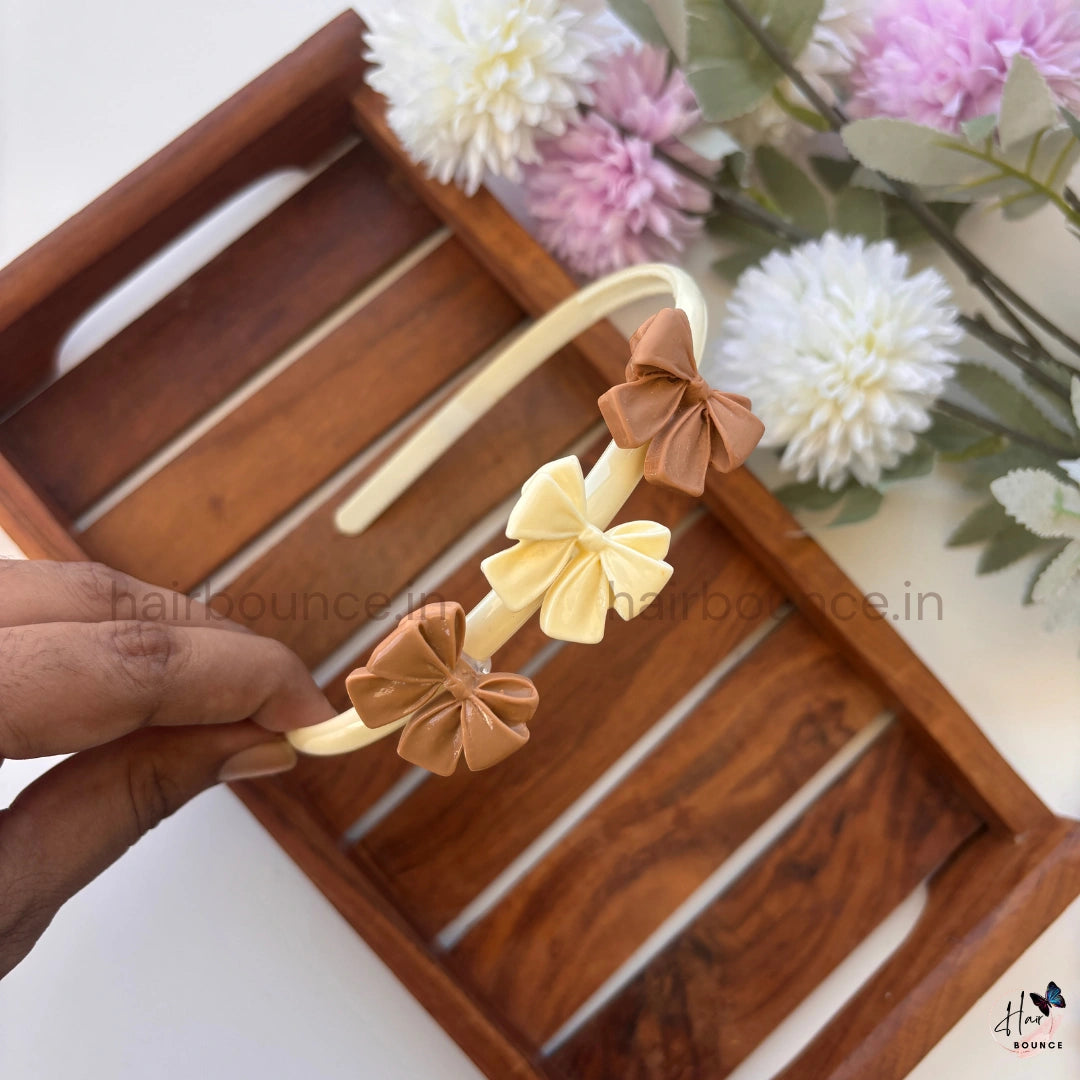 Classic Bow Hairband – Dual Tone Collection