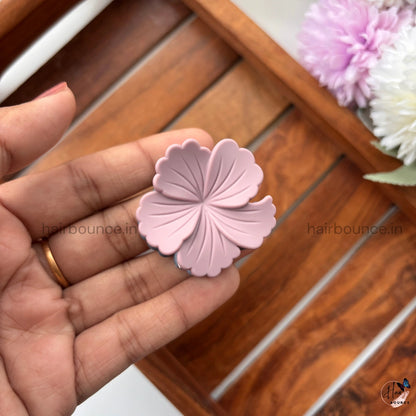 Dual Colour Hibiscus Hair Claw - Small