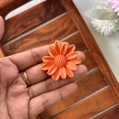 Bright Shades Sunflower Hair Claw - Small