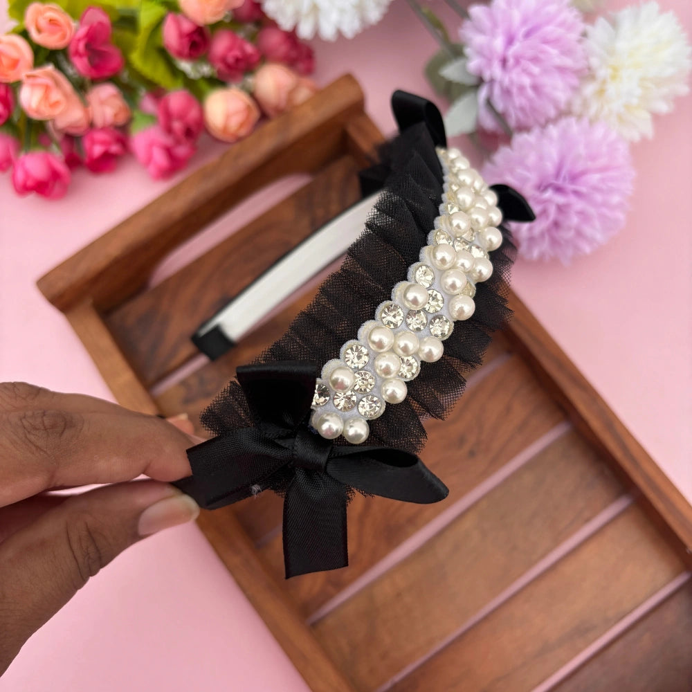 Pearl Whisper Net Headband