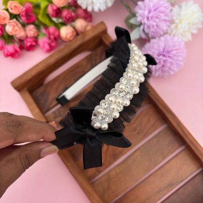 Pearl Whisper Net Headband