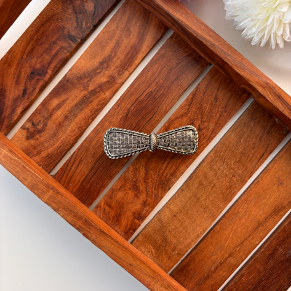 Antique Bow Weave Hair Clip