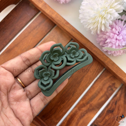 Rose Garden Hair Claw – Medium