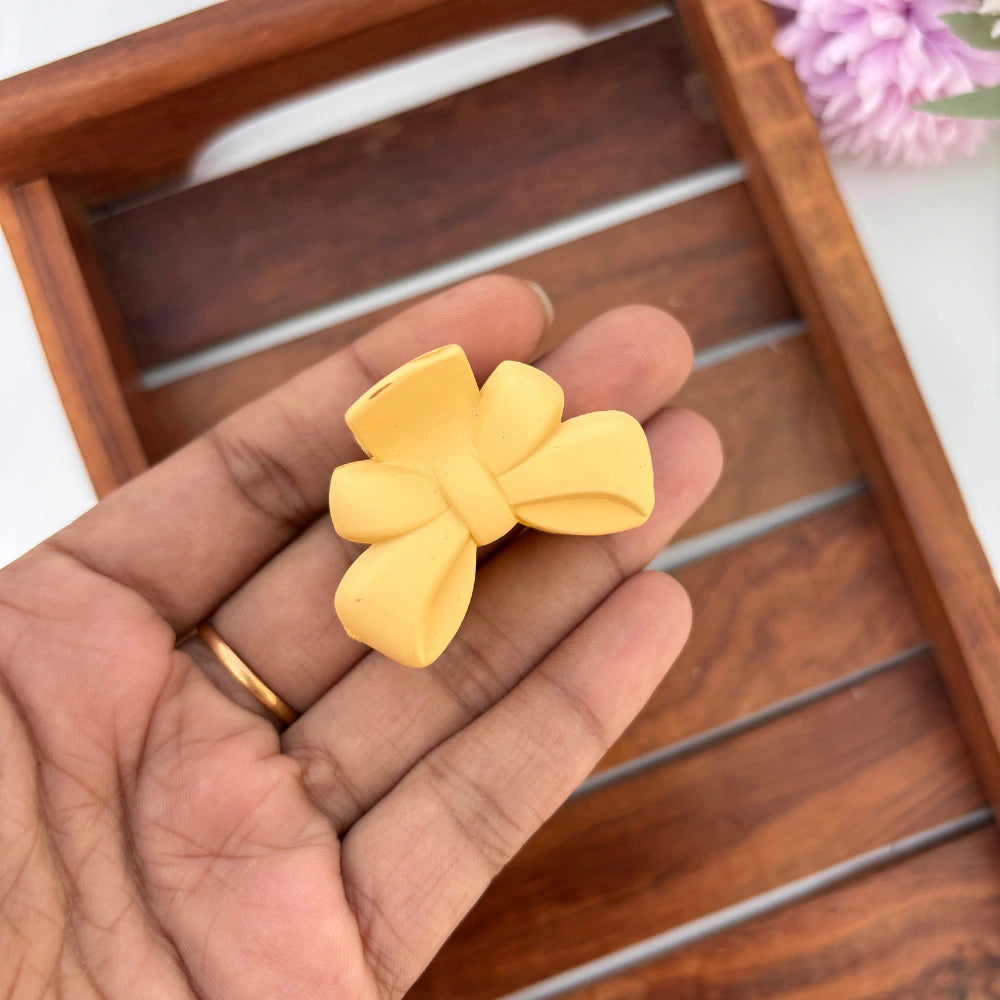 Bow Shape Hair Claw - Small
