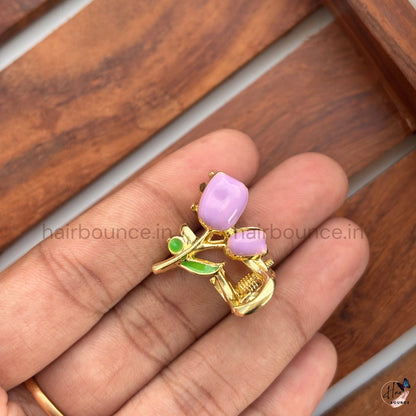 Tulip Metal Hair Claw - Small