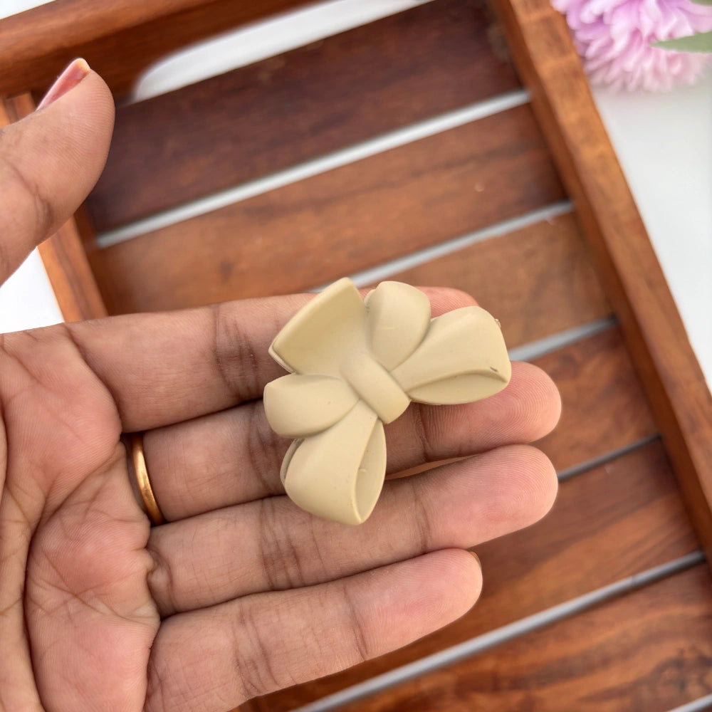 Bow Shape Hair Claw - Small