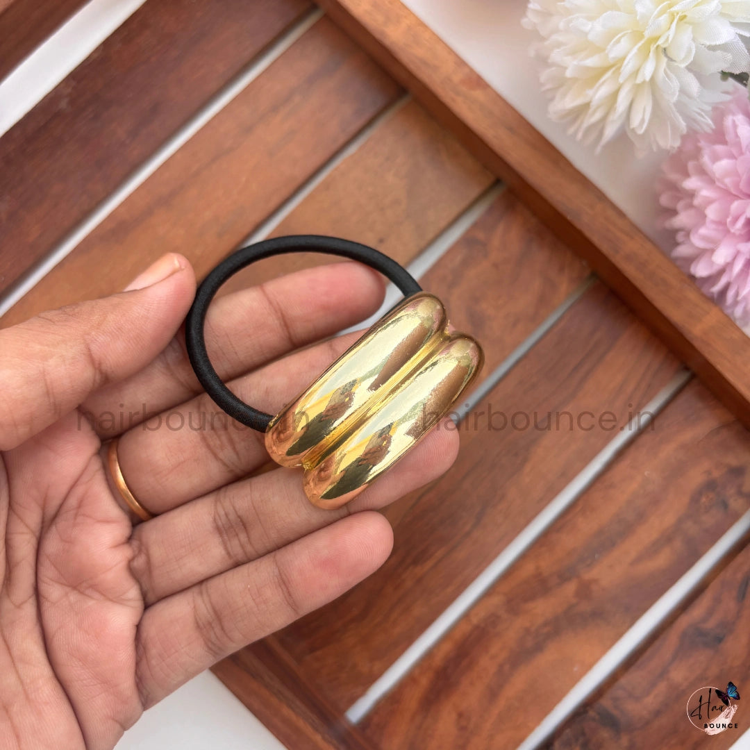 Golden Double Curve Pony Cuff