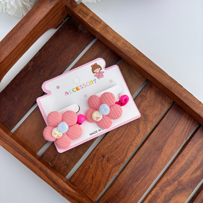 Bloom Charm Rubber Bands – Pack of 2