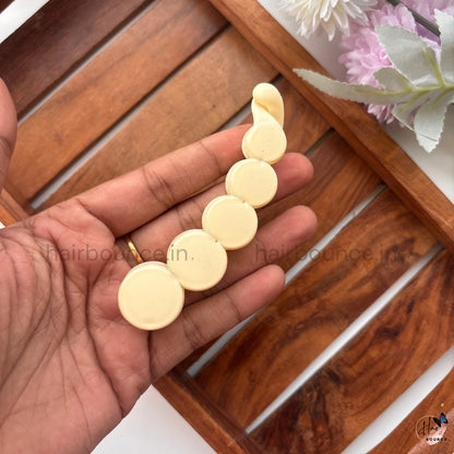 Matte Circle Banana Clip - Large