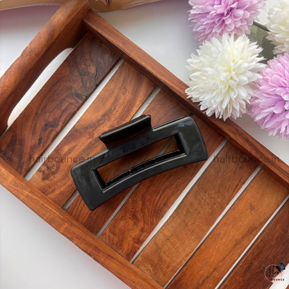 Unbreakable Rectangle Hair Claw – Strong Grip | Everyday Hair Clip