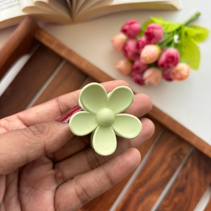 Colourful Flower Hair Claw - Small