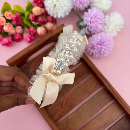 Pearl Whisper Net Headband