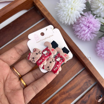 Kitty Cuties Kids Alligator Clips