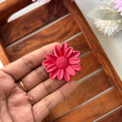 Bright Shades Sunflower Hair Claw - Small
