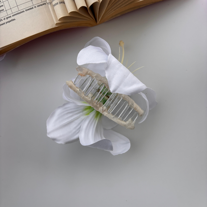 Tropical Bloom Loop Hair Claw – Large