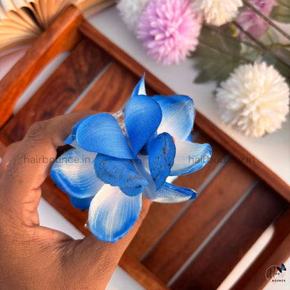 Luxe Petal Orchid Hair Claw - Large