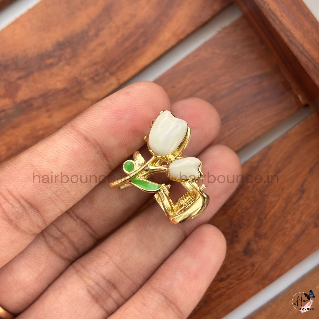 Tulip Metal Hair Claw - Small