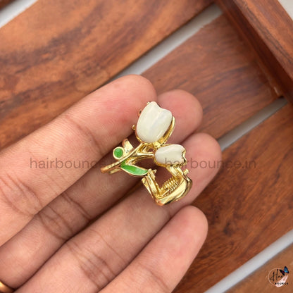 Tulip Metal Hair Claw - Small