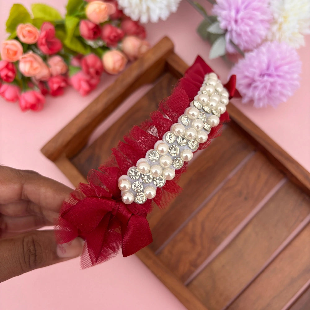 Pearl Whisper Net Headband