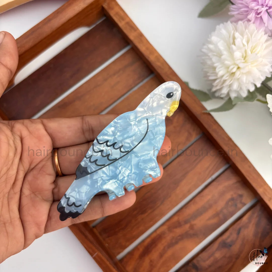 Colourful Bird Hair Claw Clips – Large
