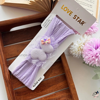 Soft Puff Bow Newborn Baby Headband