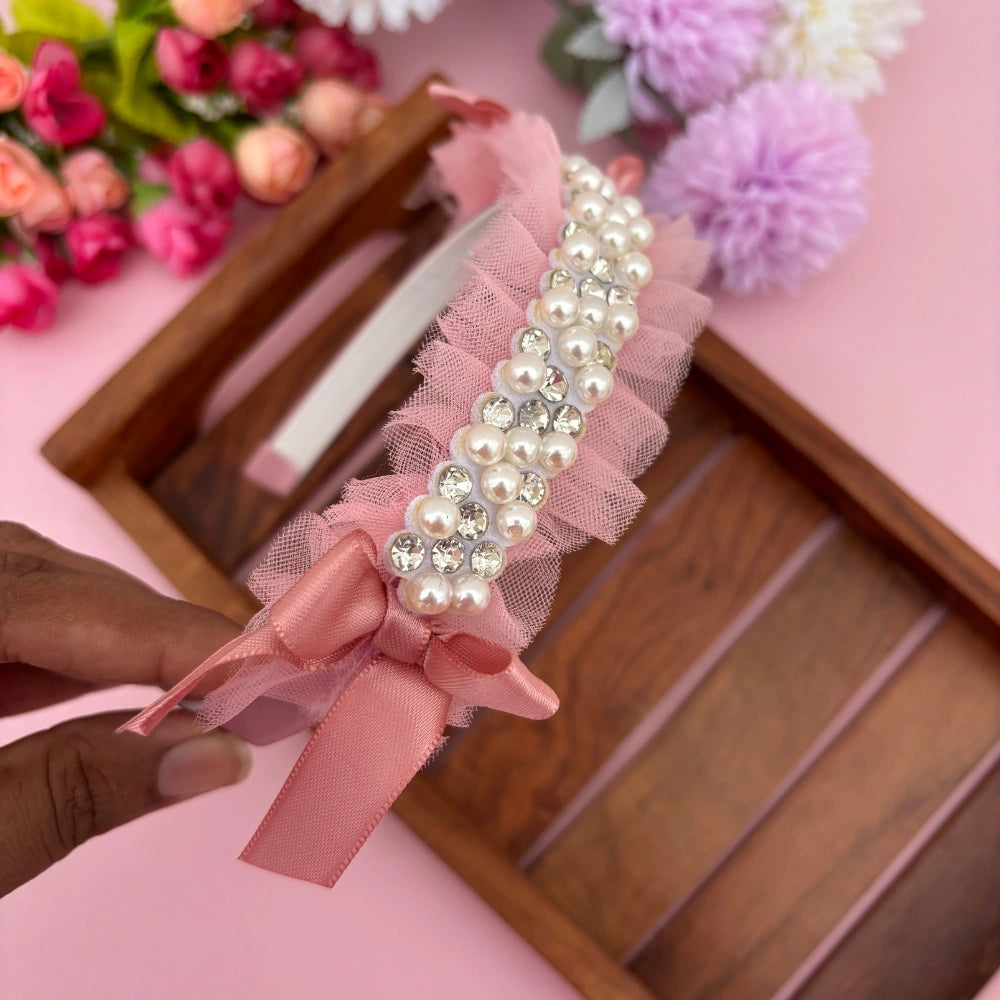 Pearl Whisper Net Headband