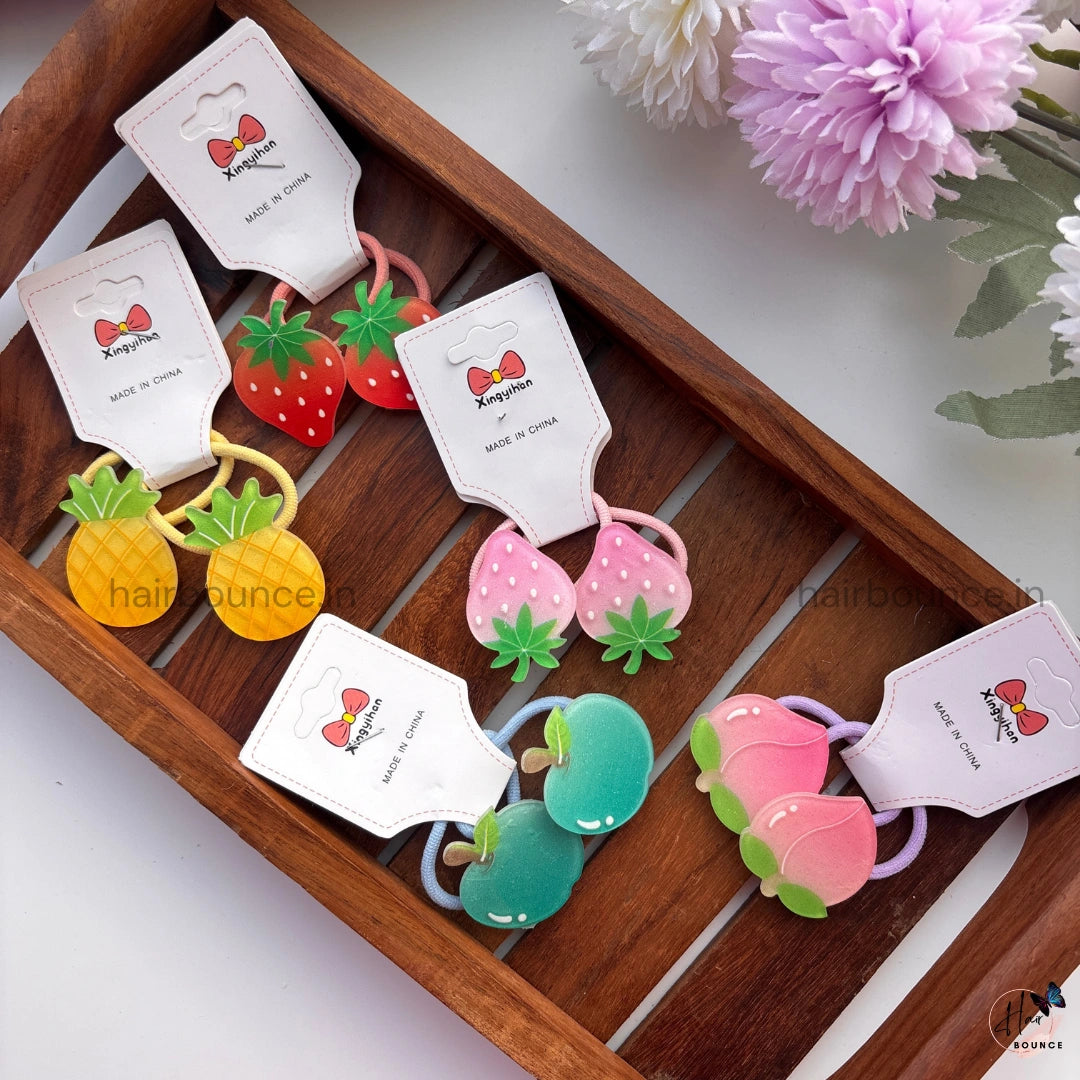 Cute Fruit Rubber Bands