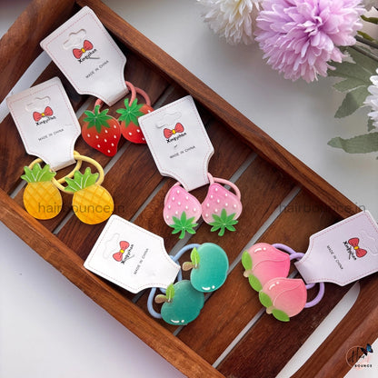 Cute Fruit Rubber Bands