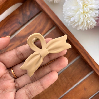 🎀 Pastel Bow Hair Claw – Medium