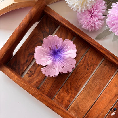 Shinny Hibiscus Hair Claw - Large