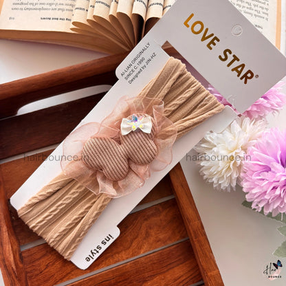 Soft Puff Bow Newborn Baby Headband