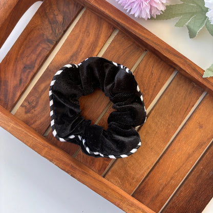 Velvet Edge Scrunchie